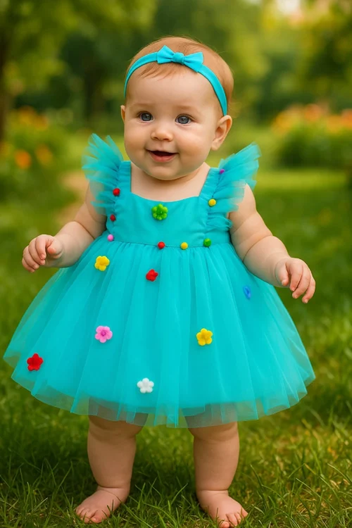 K-2174 – Neted Frock